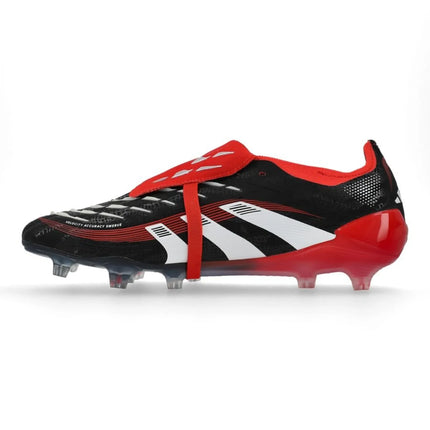 Adidas Predator Elite Fold-over Tongue FG Moments - Zwart/Wit/Rood LIMITED EDITION