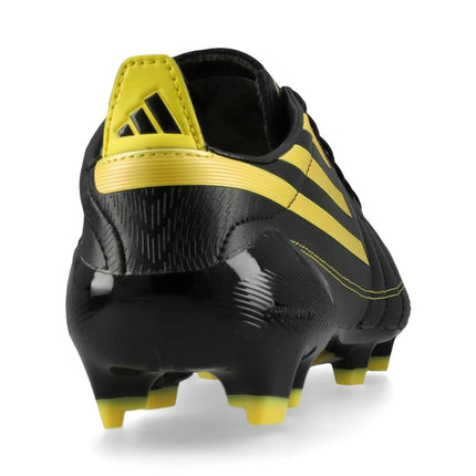 Adidas F50 Elite Adizero 2010 FG Leer Remake - Zwart/Geel
