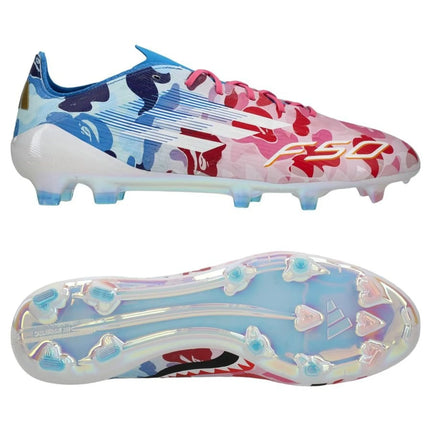 adidas F50 Elite FG BAPE - Roze/Blauw/Wit LIMITED EDITION