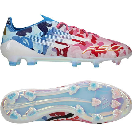 adidas F50 Elite FG BAPE - Roze/Blauw/Wit LIMITED EDITION