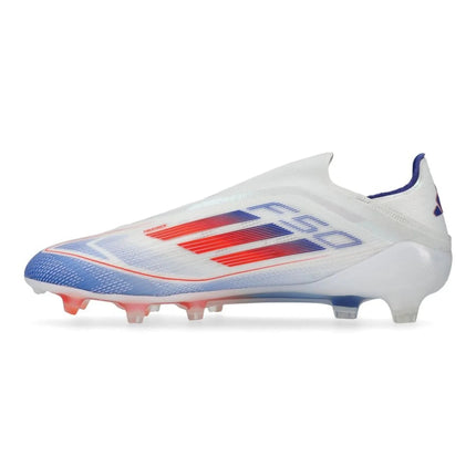 Adidas F50 Elite Laceless FG Advancement - Wit/Rood/Blauw