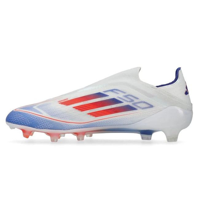 Adidas F50 Elite Laceless FG Advancement - Wit/Rood/Blauw