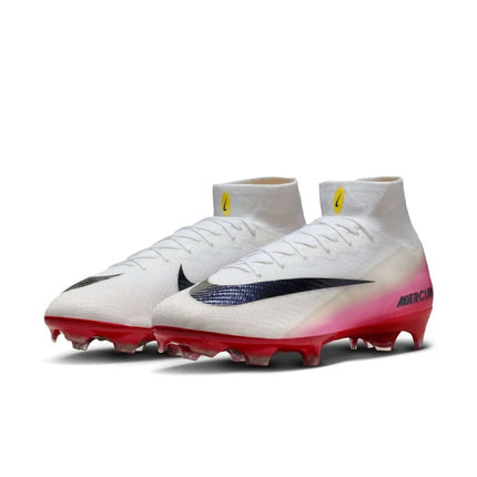 Nike Air Zoom Mercurial Superfly 10 Elite FG Fear Nothing - Wit/Rood/Dark Obsidian