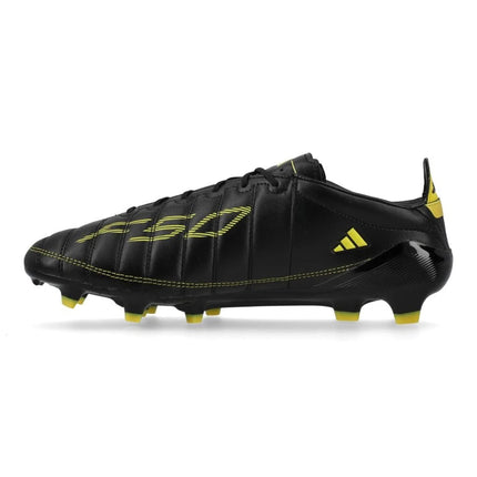 Adidas F50 Elite Adizero 2010 FG Leer Remake - Zwart/Geel