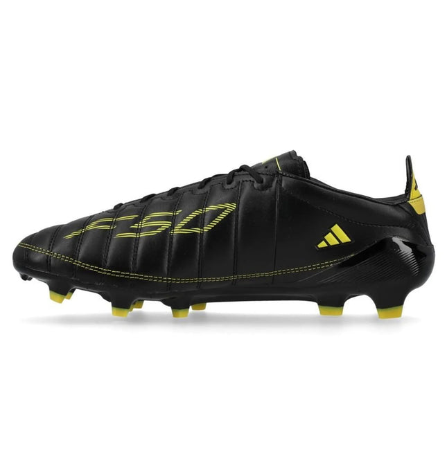 Adidas F50 Elite Adizero 2010 FG Leer Remake - Zwart/Geel
