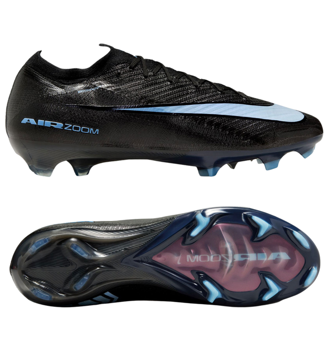 Nike Air Zoom Mercurial Vapor 16 Elite FG Shadow - Zwart/Blauw