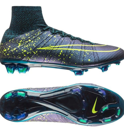 Nike Mercurial Superfly FG Blauw/Zwart/Neon