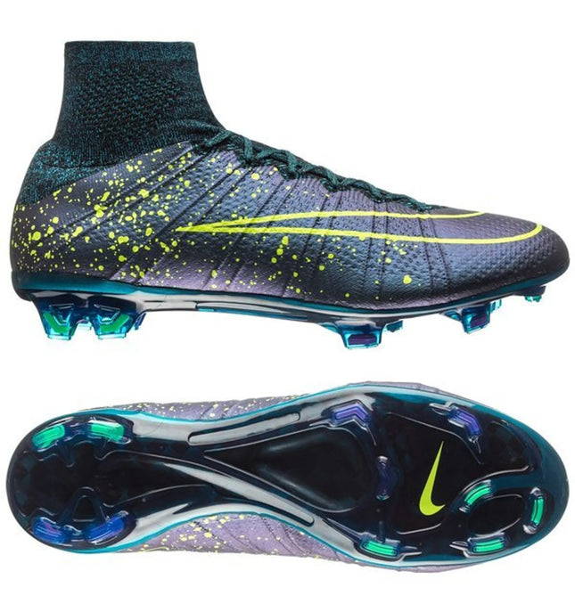 Nike Mercurial Superfly FG Blauw/Zwart/Neon