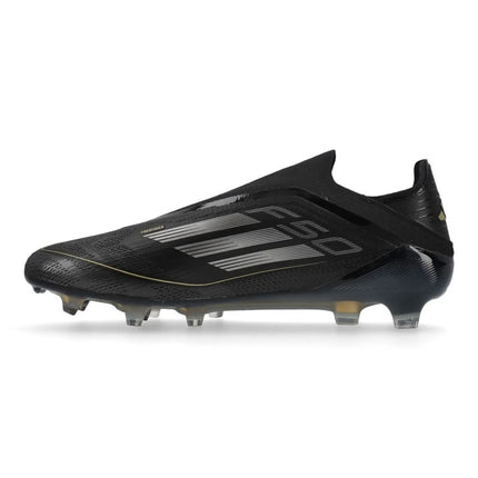 Adidas F50 Elite Laceless FG Dark Spark - Zwart/Zilver/Goud