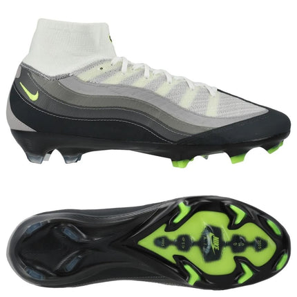 Nike Air Zoom Mercurial Superfly 10 X Air Max 95 Elite FG - Zwart/Geel/Grijs/Light Graphite LIMITED EDITION
