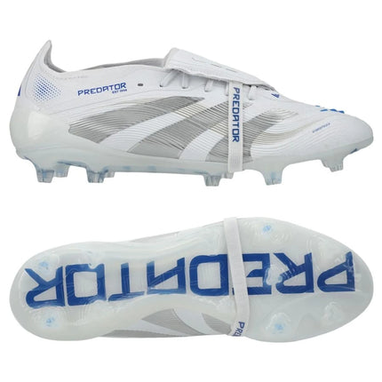 Adidas Predator Elite Fold-over Tongue FG Polar Victory - Wit/Zilver/Blauw