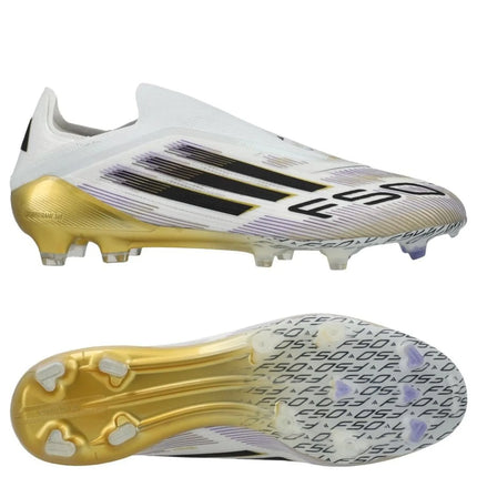 Adidas F50 Elite Laceless FG Road to Glory – Wit / Zwart / Goud