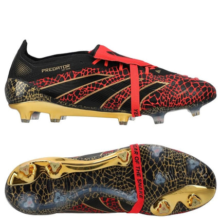 Adidas Predator Elite Fold-over Tongue FG Year of the Snake - Lucid Red/Goud/Zwart LIMITED