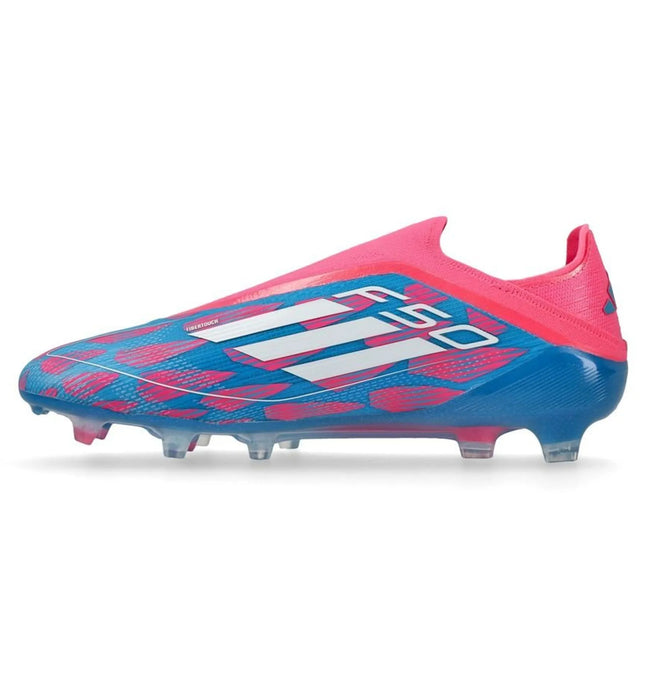 Adidas F50 Elite Laceless FG Reemergence - Blauw/Wit/Roze
