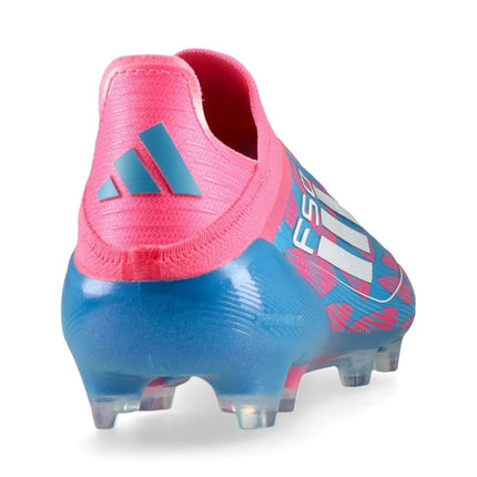 Adidas F50 Elite Laceless FG Reemergence - Blauw/Wit/Roze