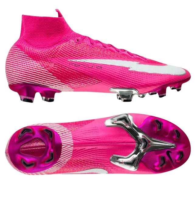 Nike Mercurial Superfly 7 Elite FG Mbappé Rosa - Roze/Wit/Zwart
