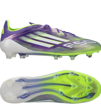 adidas F50 Elite FG Radiant Blaze - Paars/Wit/Lucid Lemon