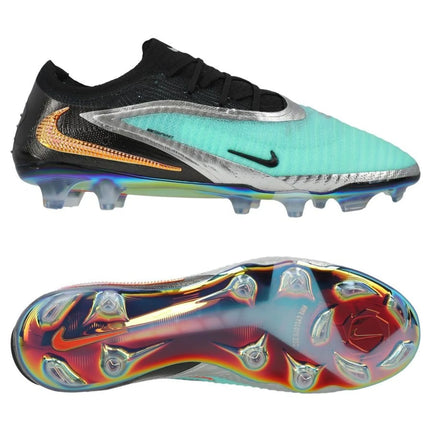 Nike Phantom 6 Elite Low Cut FG - Turquoise/Zilver/Zwart LIMITED EDITION