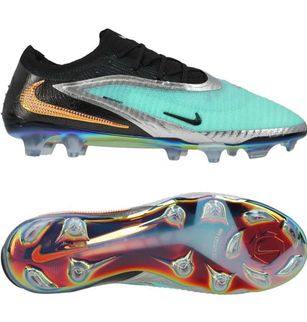 Nike Phantom 6 Elite Low Cut FG - Turquoise/Zilver/Zwart LIMITED EDITION