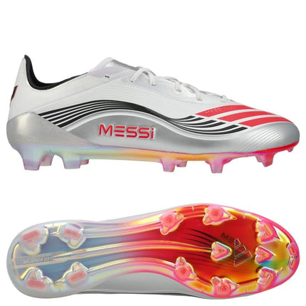 Adidas F50 Messi Elite FG Prestig10 - Wit/Lucid Red/Zilver
