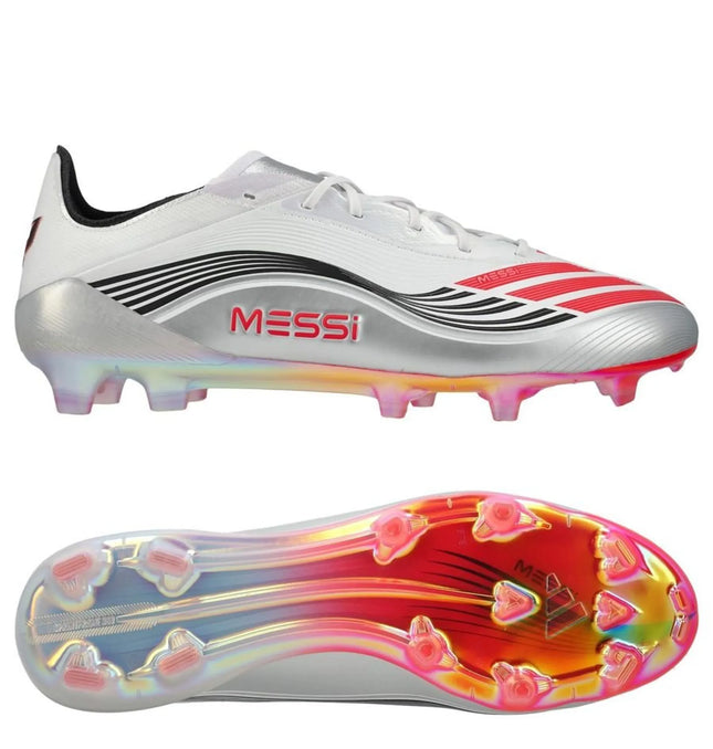 Adidas F50 Messi Elite FG Prestig10 - Wit/Lucid Red/Zilver