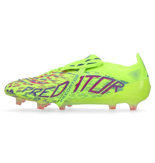 Adidas Predator Elite Fold-over Tongue FG Mystic Victory - Lucid Lemon/Lucid Pink/Blue Fusion