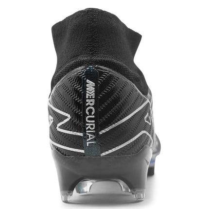 Nike Air Zoom Mercurial Superfly 9 Elite FG Shadow - Zwart/Zilver/Blauw