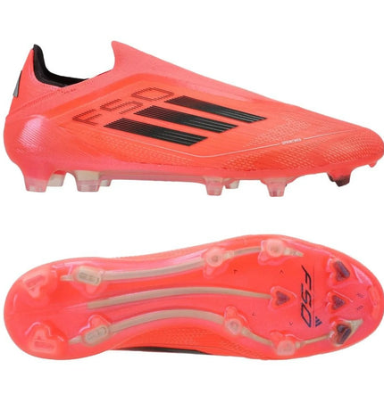 adidas F50 Elite Laceless FG Vivid Horizon - Turbo/Aurora Black/Zilver
