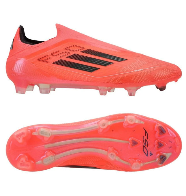 adidas F50 Elite Laceless FG Vivid Horizon - Turbo/Aurora Black/Zilver