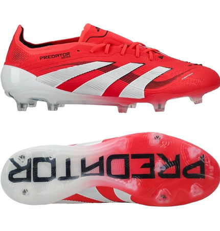 Adidas Predator Elite FG Pure Victory - Lucid Red/Wit/Zwart
