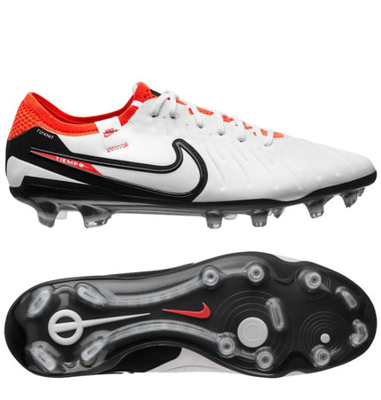 Nike Tiempo Legend 10 Elite FG Ready - Wit/Zwart/Rood