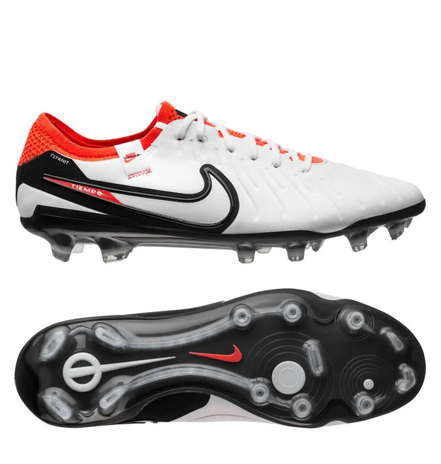 Nike Tiempo Legend 10 Elite FG Ready - Wit/Zwart/Rood