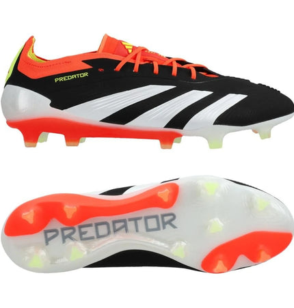 Adidas Predator Elite FG Solar Energy - Zwart/Wit/Rood