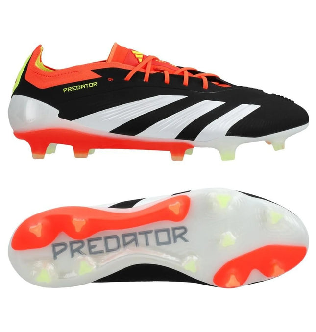 Adidas Predator Elite FG Solar Energy - Zwart/Wit/Rood