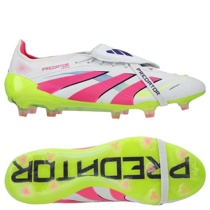 Adidas Predator Elite Fold-over Tongue FG Celestial Victory - Wit/Lucid Pink/Lucid Lemon