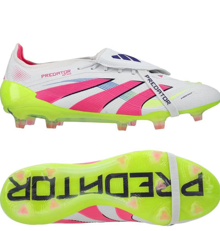 Adidas Predator Elite Fold-over Tongue FG Celestial Victory - Wit/Lucid Pink/Lucid Lemon