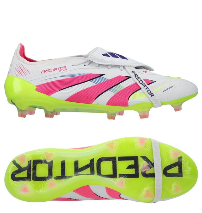 Adidas Predator Elite Fold-over Tongue FG Celestial Victory - Wit/Lucid Pink/Lucid Lemon